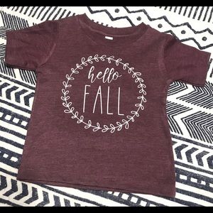 Bella Canvas Hello Fall Toddler Tee